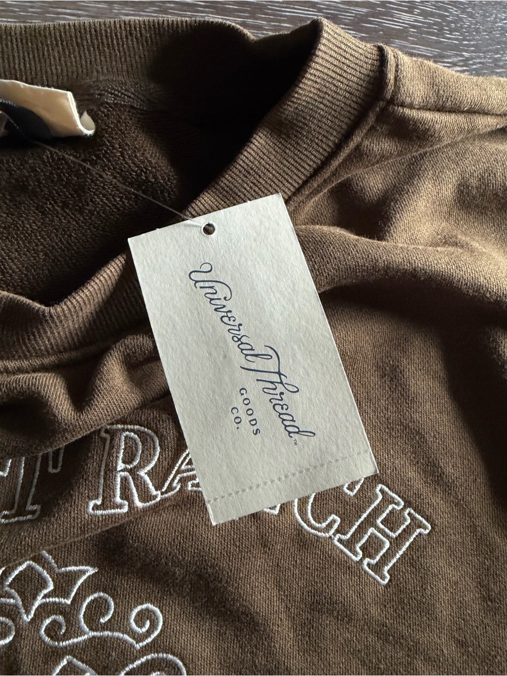🤠 Universal Thread Desert Ranch Riding Club Graphic Sweatshirt 🤎 - Picture 7 of 8